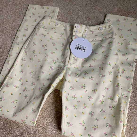 Princess Polly Abbie floral skinny jeans - Picture 2 of 3